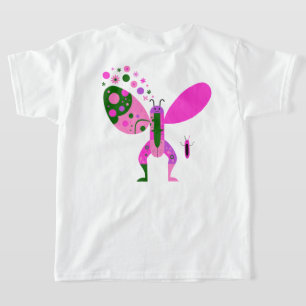 Colorful Butterfly Graphic T-Shirt