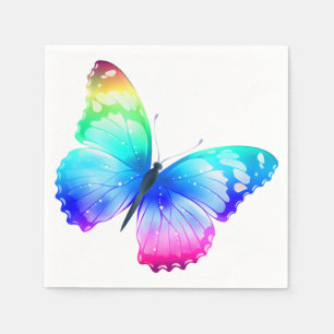 Colorful Butterfly Napkin
