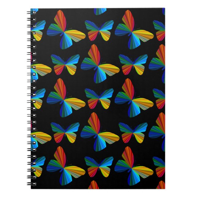 Colorful Butterfly Notebook (Front)