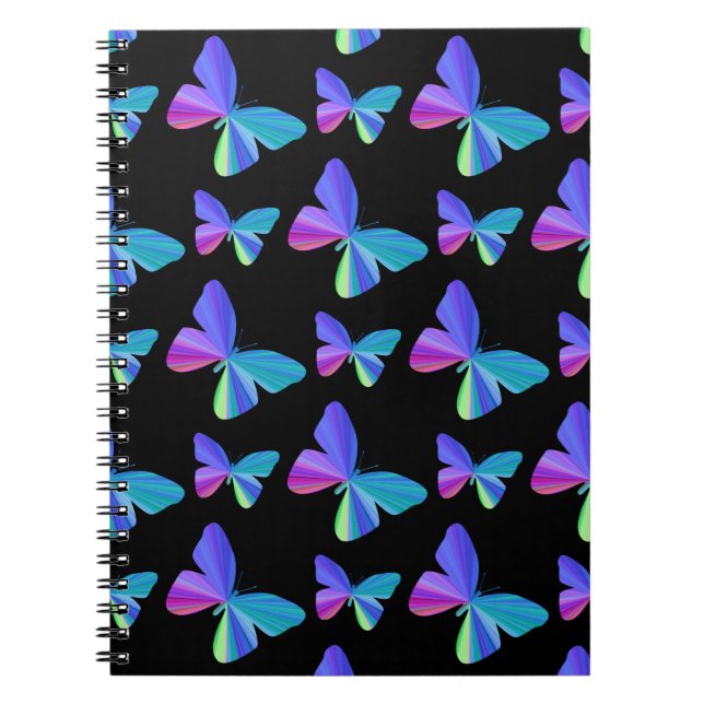 Colorful Butterfly Notebook (Front)