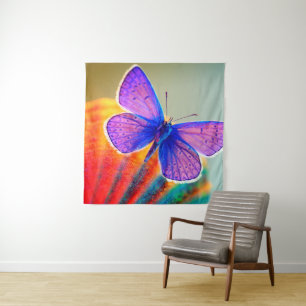 Colorful Butterfly Tapestry