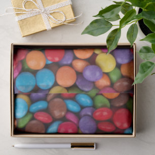 Colorful Button Candy Quirky Tissue Paper
