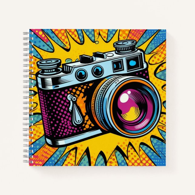 Colorful camera notebook! notebook (Front)