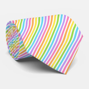 Colorful Candy Stripe Tie
