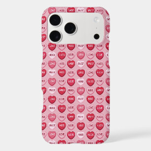 colorful candy Valentine's day heart pattern