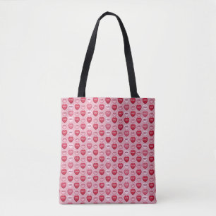 colorful candy Valentine's day heart pattern Tote Bag
