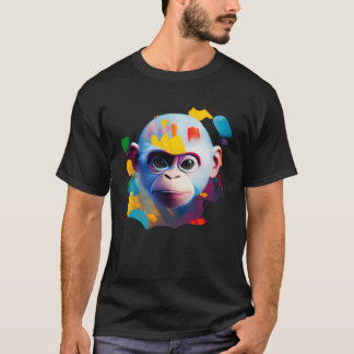 Colorful Capuchin Monkey  1 T-Shirt