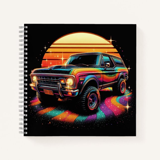 Colorful car! notebook (Front)
