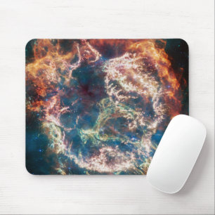 Colorful Cassiopeia A   Supernova   JWST Mouse Mat