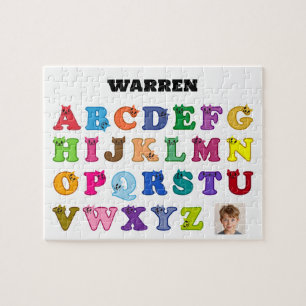 Colorful Cat-Alphabet Adventure Jigsaw Puzzle