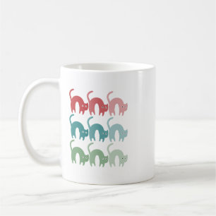 Colorful Cats Coffee Mug Fixed Design