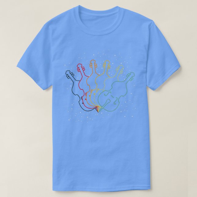 Colorful Cello T-Shirt (Design Front)