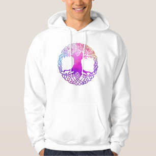 Colorful Celtic Tree of Life Hoodie