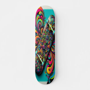 "Colorful Chaos" Skateboard