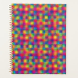 Colorful Checker Abstract Pattern Planner