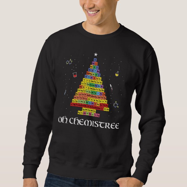 Colorful Chemistree - Chemie Christbaum Sweatshirt (Front)