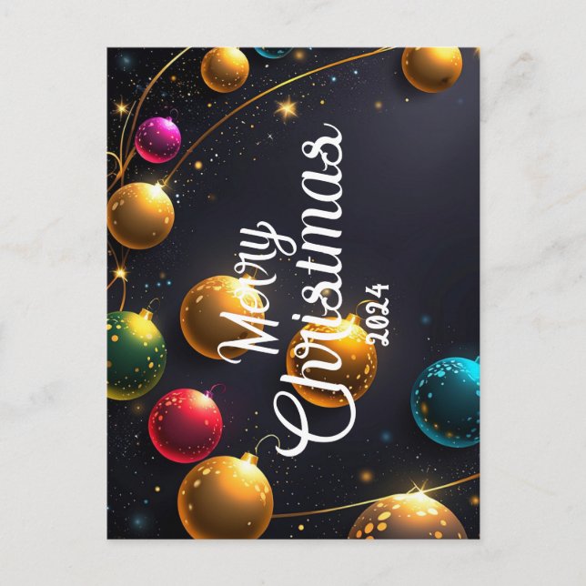 Colorful Christmas - Cards For Annual Holidays (Front)