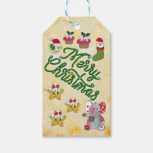 colorful Christmas Gift Tags