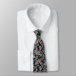 Colorful Christmas Gifts For Men Victorian Flower  Tie