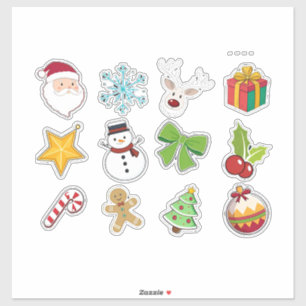 Colorful Christmas Icons