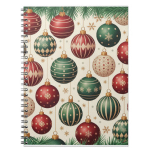 Colorful Christmas Notebook – Festive Winter Desig