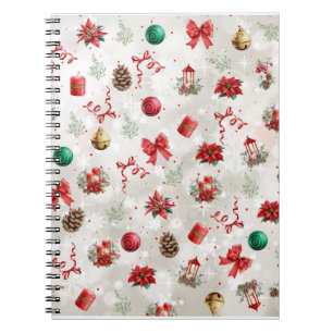 Colorful Christmas Notebook – Festive Winter Desig