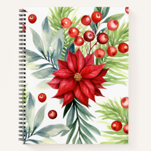 Colorful Christmas Notebook – Festive Winter Desig