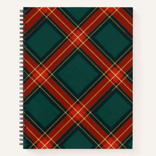 Colorful Christmas Notebook – Festive Winter Desig (Front)