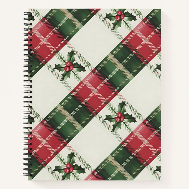 Colorful Christmas Notebook – Festive Winter Desig (Front)