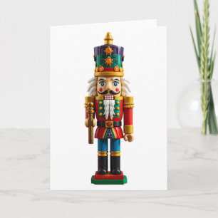 Colorful Christmas Nutcracker Toy Card