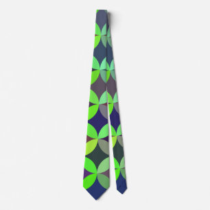 Colorful Circle Star Quilt Pattern Tie