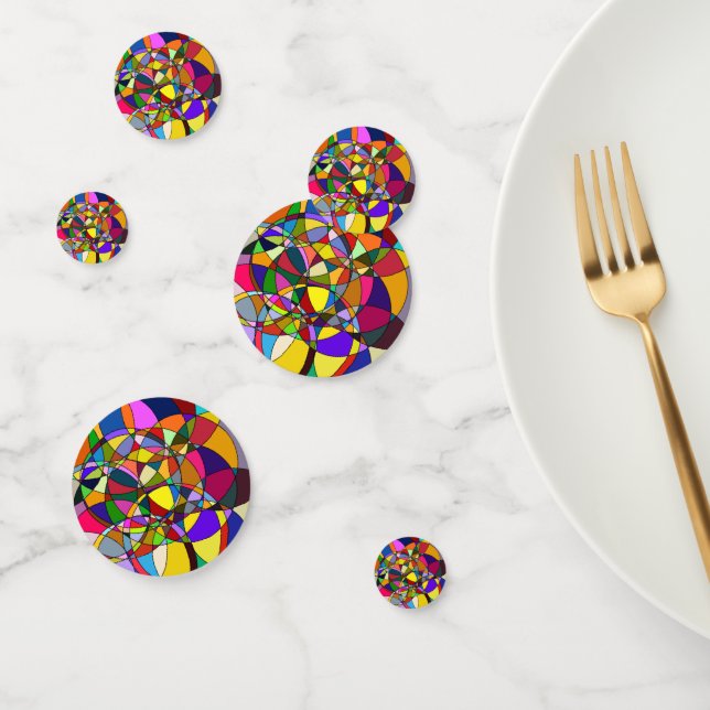 Colorful Circles Confetti (Group)