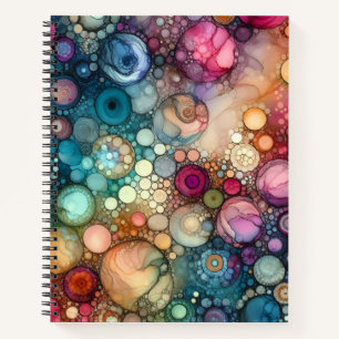 Colorful Circles Deluxe Notebook
