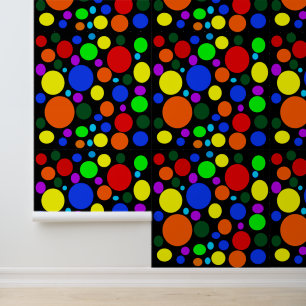 Colorful circles design wallpaper