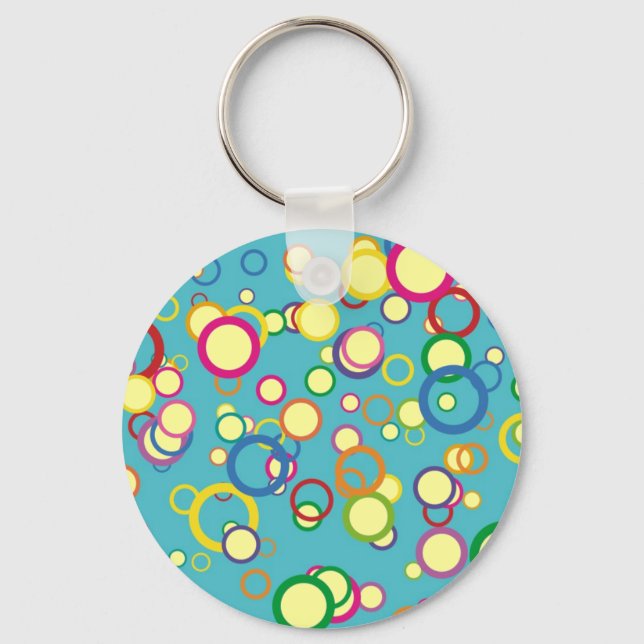 Colorful Circles Key Ring (Front)