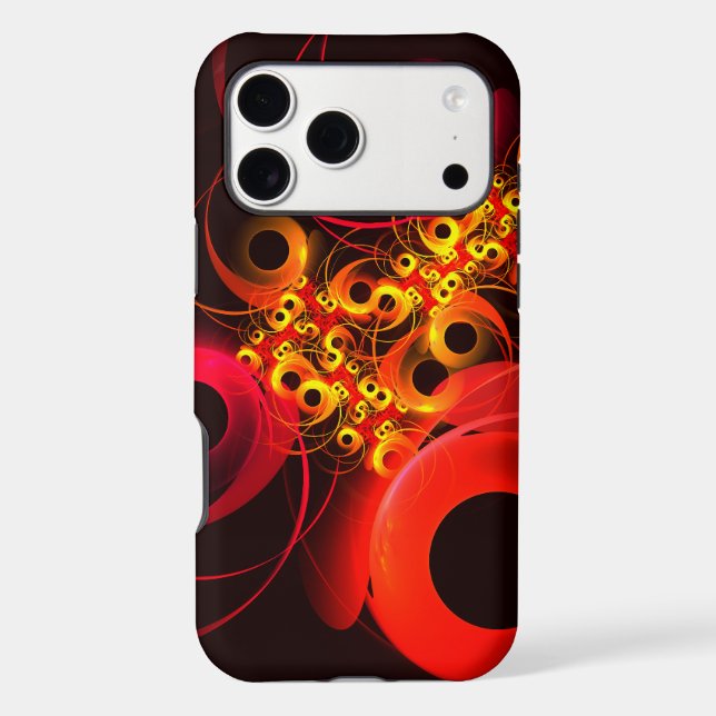 Colorful Circles Modern Abstract Art Pattern #08 (Back)