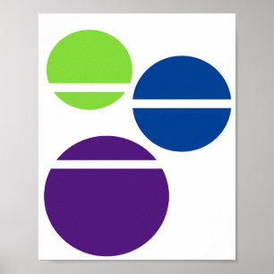 Colorful Circles Poster
