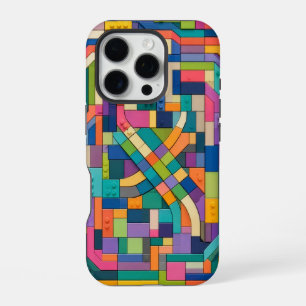 Colorful Circuitry iPhone 16 Pro Case