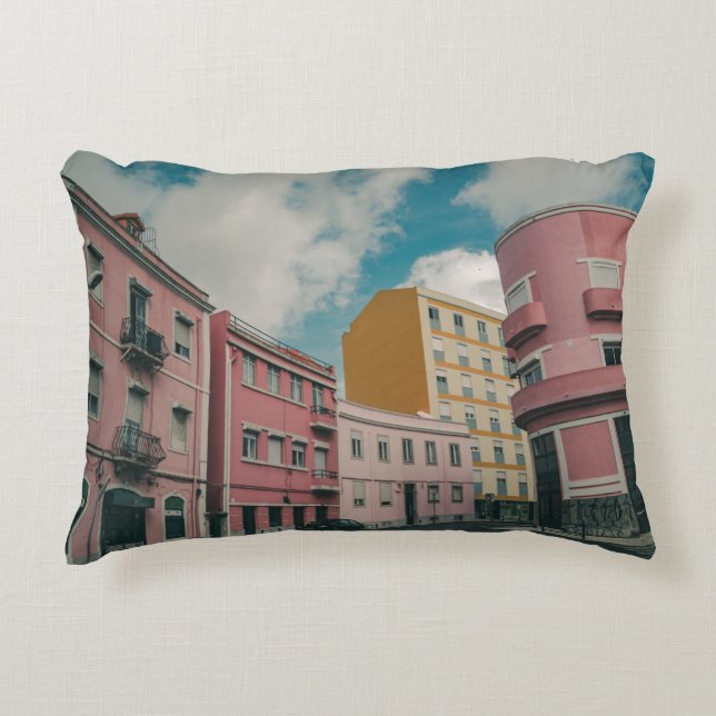 COLORFUL CITY DECORATIVE CUSHION (Front)