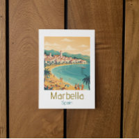 Colorful Classic Marbella Spain Travel Elegant Art