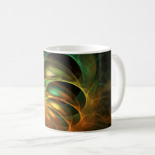 Colorful Coccoon Fractal Coffee Mug