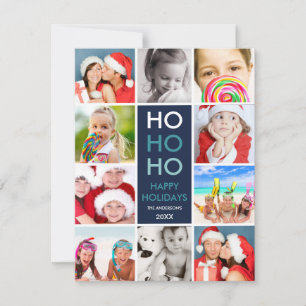 COLORFUL COLLAGE HOLIDAY PHOTO CARD
