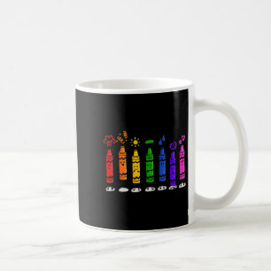 Colorful Color Crayon Attitudes Emotions Of The Ra Coffee Mug