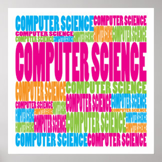 Colorful Computer Science Poster