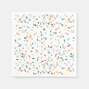 Colorful Confetti Fall Pattern Napkin