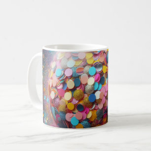 Colorful confetti mug! coffee mug