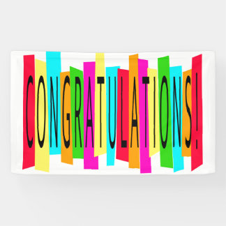 Colorful Congratulations Banner