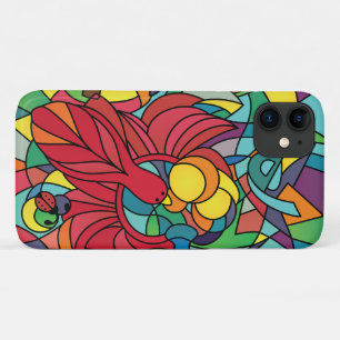 Colorful Connections: Nature and Pets iPhone 11 Case