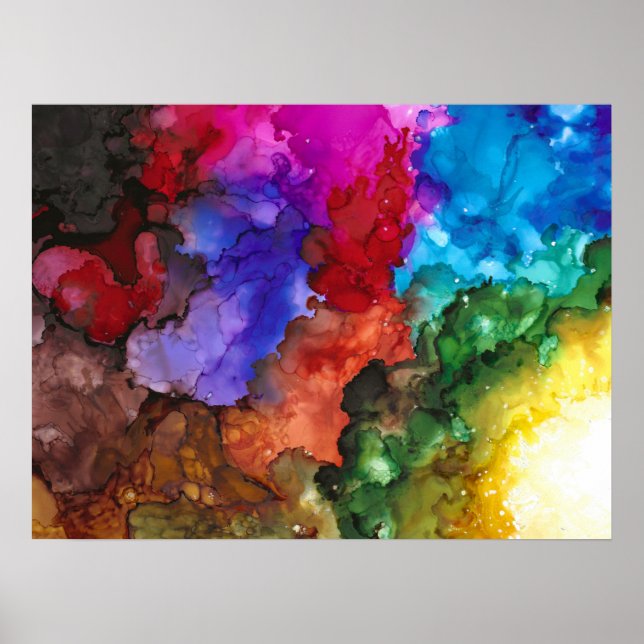 Colorful COVID-19 Pandemic 24"x1 8" Canvas Print (Front)