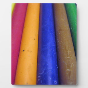 Colorful Crayons Plaque